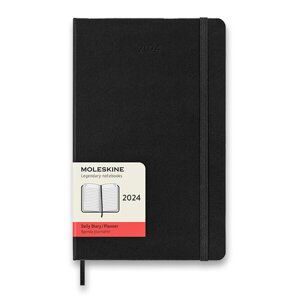 Diář MOLESKINE 2025 - tvrdé desky černý