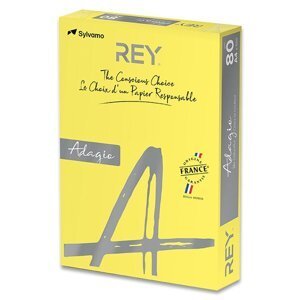 Barevný papír Rey Adagio tmavě žlutý