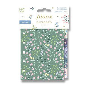 Rozřazovač Meadow 6 záložek náplň kapesních diářů Filofax