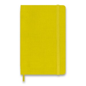 Zápisník Moleskine Silk - tvrdé desky žlutá