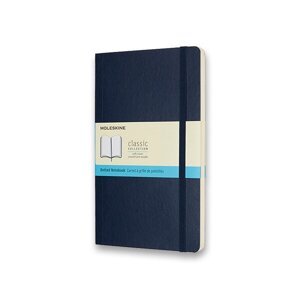 Zápisník Moleskine - měkké desky modrý