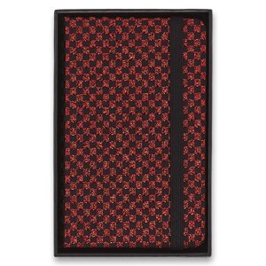 Zápisník Moleskine Holiday Shine Red - tvrdé desky XS, čistý, černočervený