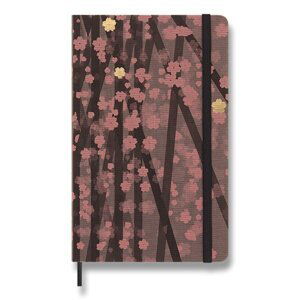 Zápisník MOLESKINE SAKURA 2023 L, linkovaný, tvrdé desky