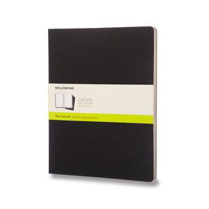 Sešity Moleskine Cahier - tvrdé desky černé