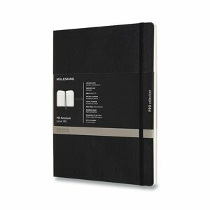 Zápisník Moleskine Professional - měkké desky černý