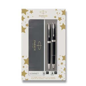 Parker Sonnet Black CT sada roller a kuličkové pero