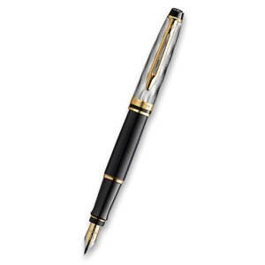 Waterman Expert Reflections of Paris SE DLX Black GT plnicí pero, hrot M