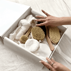 Cotton & Sweets Dárková krabička péče o tělo vanilka