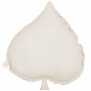 Cotton & Sweets Lněný polštář lipový list přírodní 38×43 cm