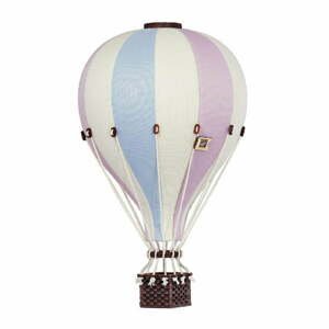 Super balloon Dekorační horkovzdušný balón – růžová/modrá - M-33cm x 20cm