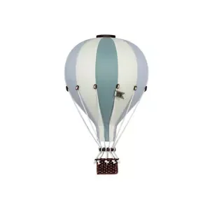 Super balloon Dekorační horkovzdušný balón- zelená/modrá - L-50cm x 30cm
