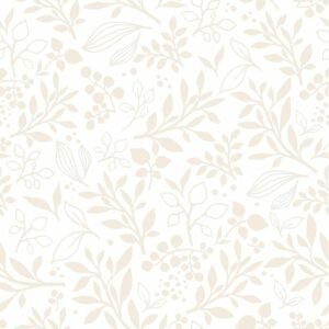Dekornik Tapeta jemné květiny béžová 280×50 cm
