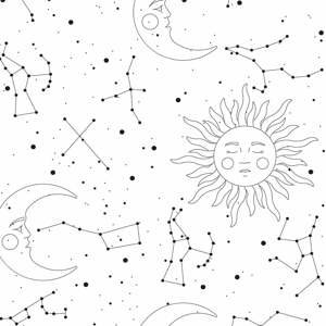 Dekornik Tapeta vesmír bíle světlo 280×100 cm