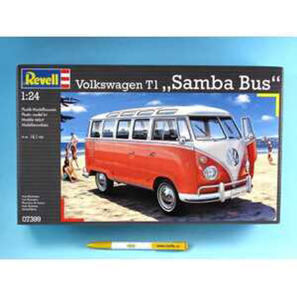 Plastic modelky auto 07399 - VW T1 SAMBA BUS (1:24)