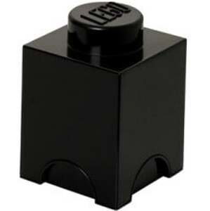LEGO® úložný box 1 - černá 125 x 125 x 180 mm