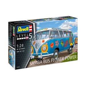 Plastic modelky auto 07050 - VW T1 Samba Bus "Flower Power" (1:24)