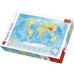 Puzzle Trefl Zeměpisná mapa 1000