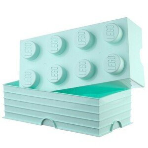 LEGO® úložný box 8 - aqua 250 x 500 x 180 mm