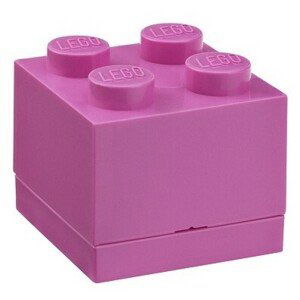 LEGO® mini box 4 - růžová 46 x 46 x 43 mm