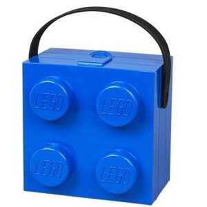 LEGO box s rukojetí - modrá