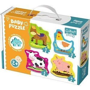 Trefl Baby Puzzle zvířátka na farmě