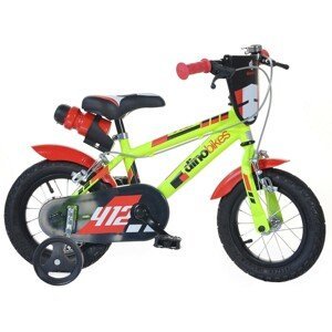 DINO Bikes - Dětské kolo 12 "412US - černo-červený 2017