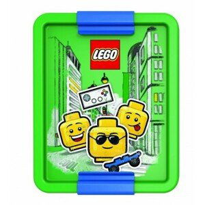 LEGO® ICONIC Boy box na svačinu - modrá / zelená