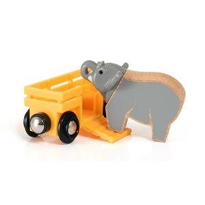 Brio vagónky a slon