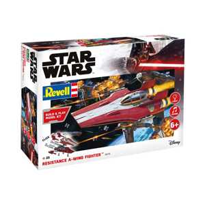 Build & Play SW 06770 - Resistance A-wing Fighter, red (světelné a zvukové efekty) (1:44)