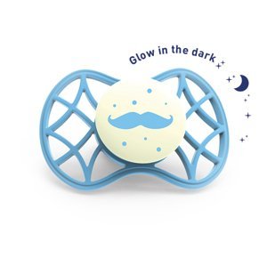 Fyziologický dudlík Cool 6m + svítící ve tmě, Dusk blue