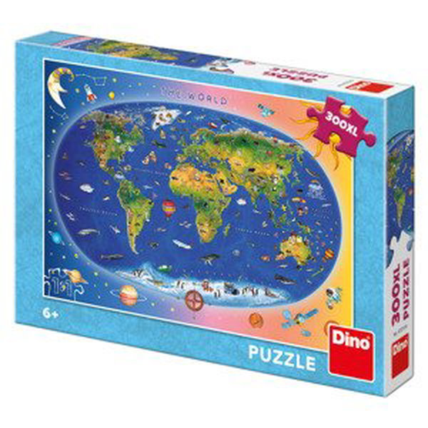 Dino Dětská mapa 300 XL Puzzle