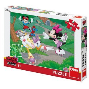 Dino Minnie sportuje 100XL Puzzle