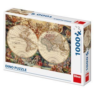 Dino HISTORICKÁ MAPA 1000 Puzzle NOVÉ