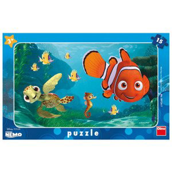 Dino Nemo a Želva 15 deskové Puzzle
