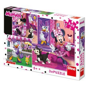 Dino Den s Minnie 3x55 Puzzle NOVÉ