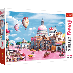 Trefl Puzzle 1000 Crazy City - Sladkosti v Benátkách