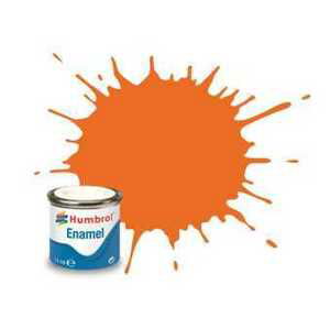 HUMBROL barva email AA0046 - No 46 Orange - Matt - 14ml