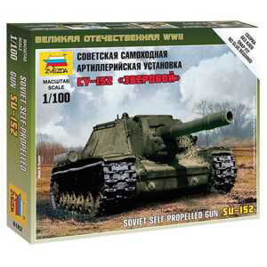 Wargames (WWII) military 6182 - Self-propelled Gun SU-152 (1: 100)