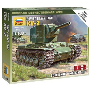 Wargames (WWII) tank 6202 - Soviet Tank KV-2 (1: 100)