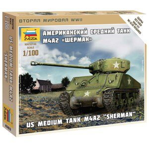 Wargames (WWII) tank 6263 - Sherman M-4 (1: 100)