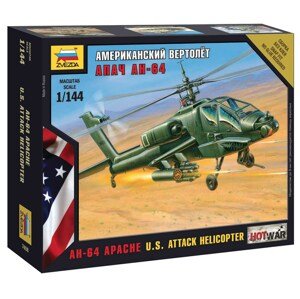 Wargames (HW) vrtulník 7408 - AH-64 Apache Helicopter (1: 144)