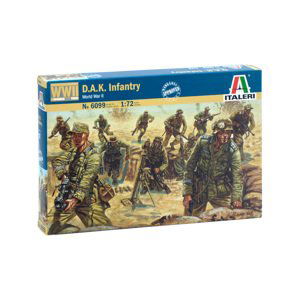 Model Kit figurky 6099 - WWII - DAK Infantry (1:72)