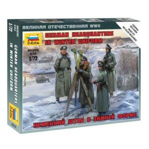 Wargames (WWII) figurky 6232 - German Headquarters in winter uniform (1:72)