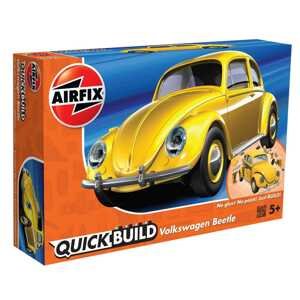 Quick Build auto J6023 - VW Beetle - žlutá