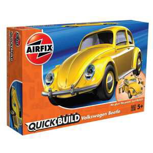 Quick Build auto J6023 - VW Beetle - žlutá