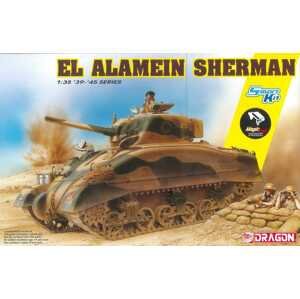 Model Kit tank 6617 - El Alamein Sherman (w / Magic Tracks) (SMART KIT) (1:35)