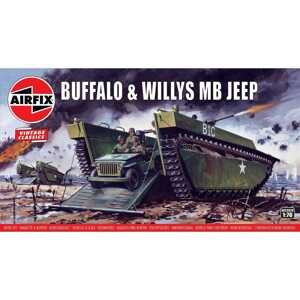 Classic Kit VINTAGE military A02302V - Buffalo Willys MB Jeep (1:76)