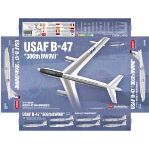 Model Kit letadlo 12618 - USAF B-47 (1: 144)