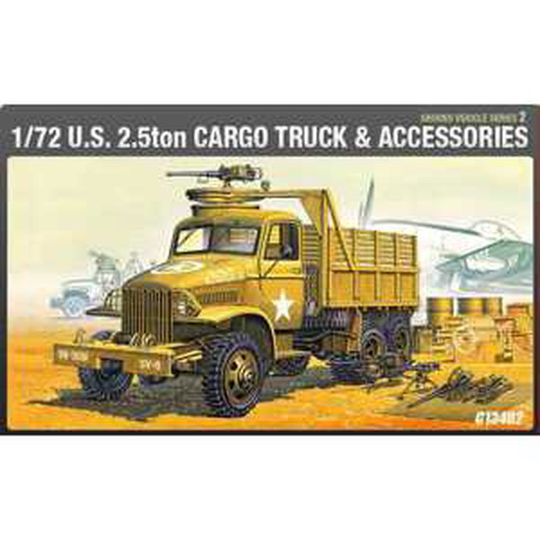 Model Kit military 13402 - US CARGOTRUCK & ACCESSORY (1:72)