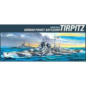 Model Kit loď 14219 - BATTLESHIP Tirpitz (STATIC) (1: 800)